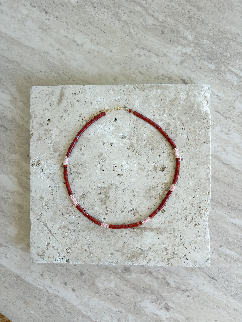 Collier Noosa - Rouge